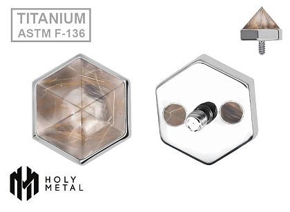 Накрутка Hexagon Peak Quartz 1.2 мм